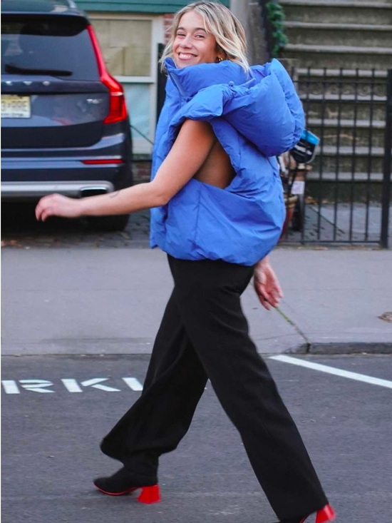 Khy Handbags - KHY Blue Puffer Vest
